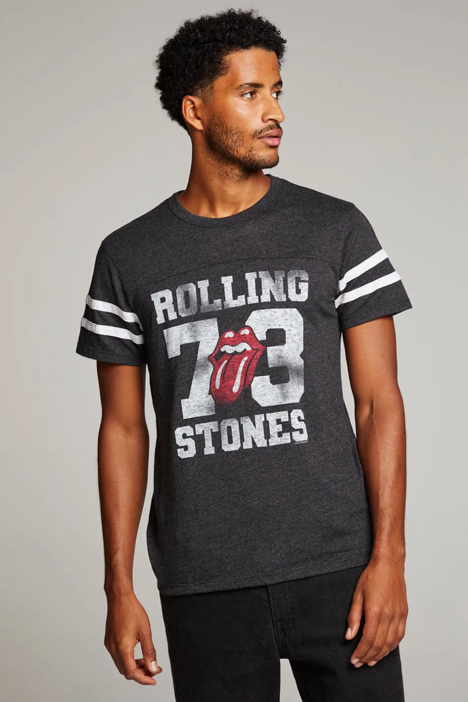 Women Chaser Brand Rolling Stones Logo 1973 Mens Tee