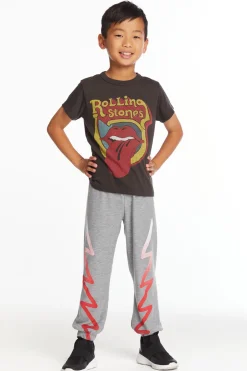 Women/Kids/BOY Chaser Brand Rolling Stones Retro Logo Boys Tee