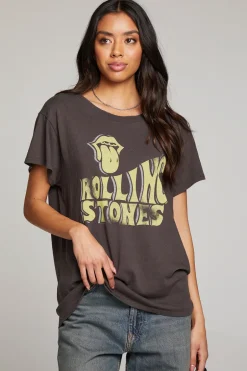 Women Chaser Brand Rolling Stones Retro Tee