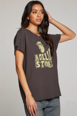 Women Chaser Brand Rolling Stones Retro Tee