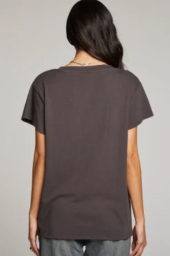 Women Chaser Brand Rolling Stones Retro Tee