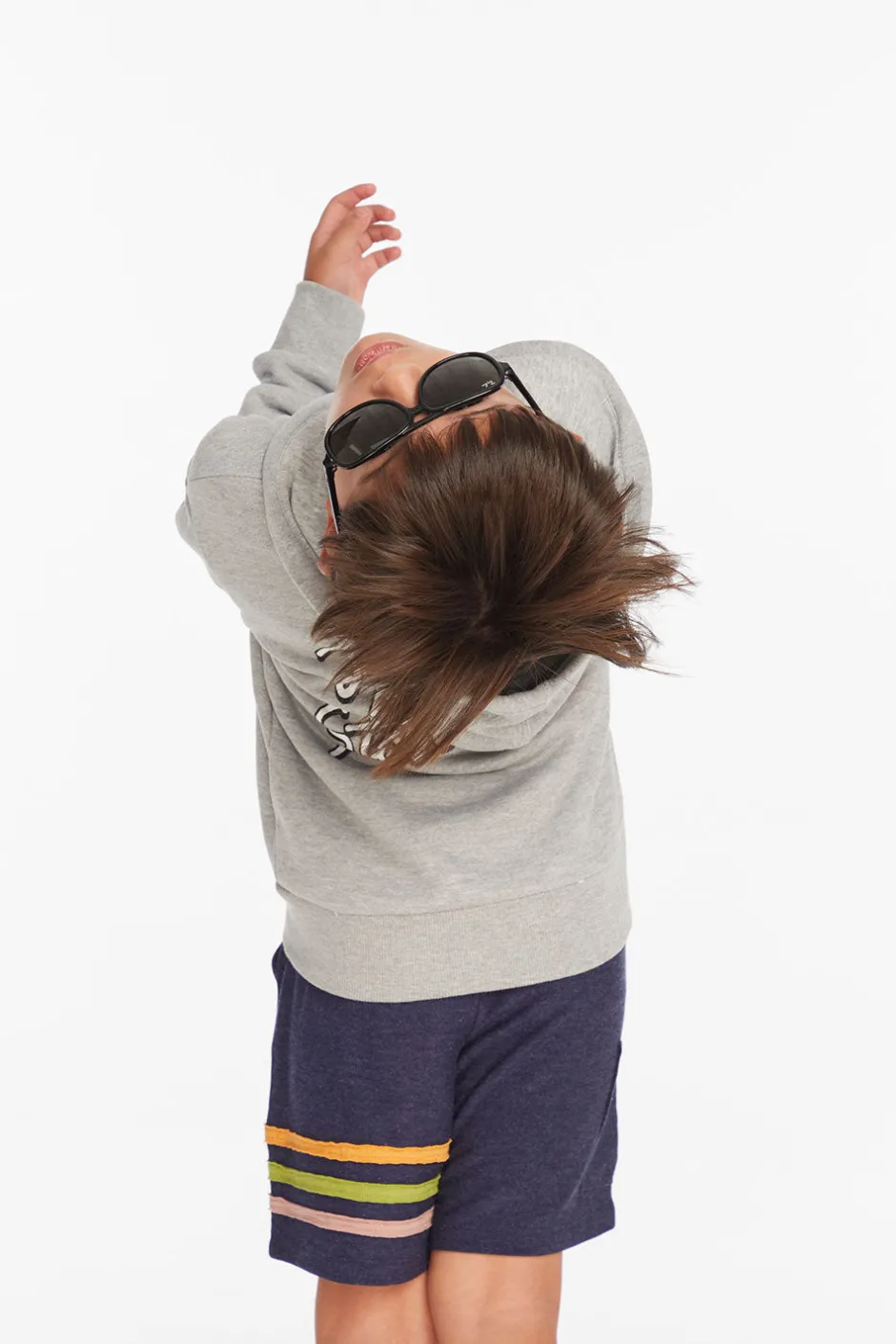 Women/Kids/BOY Chaser Brand Rolling Stones Script Logo Boys Zip-up Hoodie