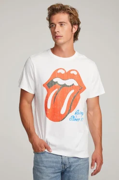 Women Chaser Brand Rolling Stones Steel Wheels Tour Mens Tee