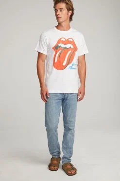 Women Chaser Brand Rolling Stones Steel Wheels Tour Mens Tee
