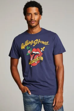 Women Chaser Brand Rolling Stones Tattoo You Mens Tee