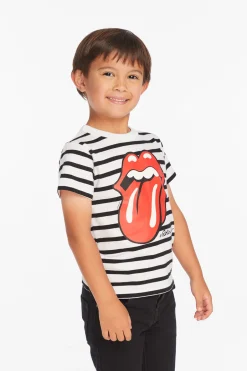Women/Kids/BOY Chaser Brand Rolling Stones Tongue Logo Boys Tee