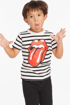 Women/Kids/BOY Chaser Brand Rolling Stones Tongue Logo Boys Tee
