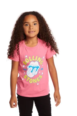 Women/Kids Chaser Brand Rolling Stones Tour 1978 Girls Tee