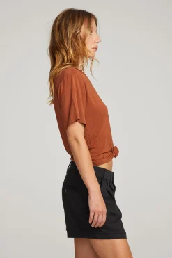 Women Chaser Brand Rosebud Whiskey Tee