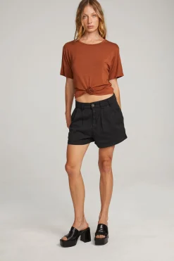 Women Chaser Brand Rosebud Whiskey Tee