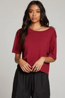 Women Chaser Brand Rover Blood Red Tee