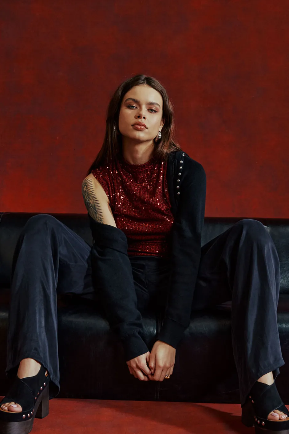 Women Chaser Brand Roy Licorice Trouser