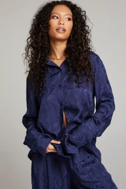 Women Chaser Brand Ruby Sapphire Button Up