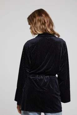 Women Chaser Brand Salina Check Burnout Kimono