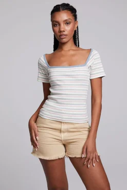 Women Chaser Brand Sambuco Como Stripe Tee