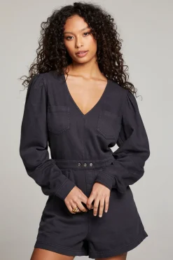 Women Chaser Brand Sami Licorice Romper