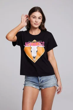 Women Chaser Brand Santa Fe Crew Neck Tee