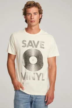 Women Chaser Brand Save Vinyl Mens Tee