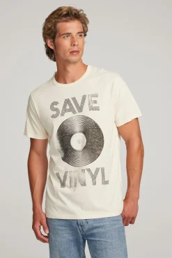 Women Chaser Brand Save Vinyl Mens Tee