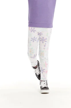 Kids Chaser Brand Seamed Panel Snowflake Jogger