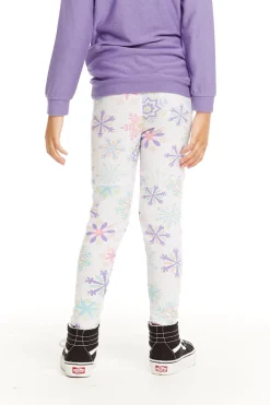 Kids Chaser Brand Seamed Panel Snowflake Jogger