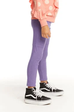 Kids Chaser Brand Seamed Panel Veronica Purple Jogger