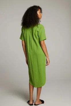 Women Chaser Brand Sebastian Piquant Green Button Down
