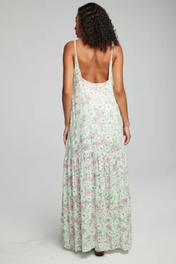 Women Chaser Brand Seren Maxi Dress - Grass Daisy Floral