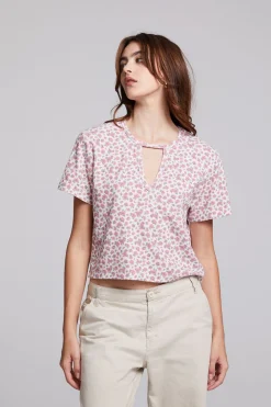 Women Chaser Brand Servino Ditsy Rose Tee
