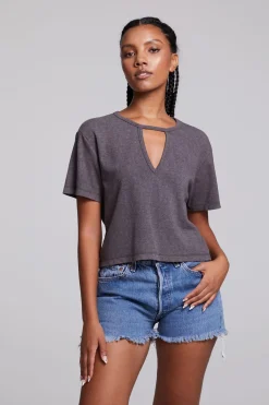 Women Chaser Brand Servino True Black Tee