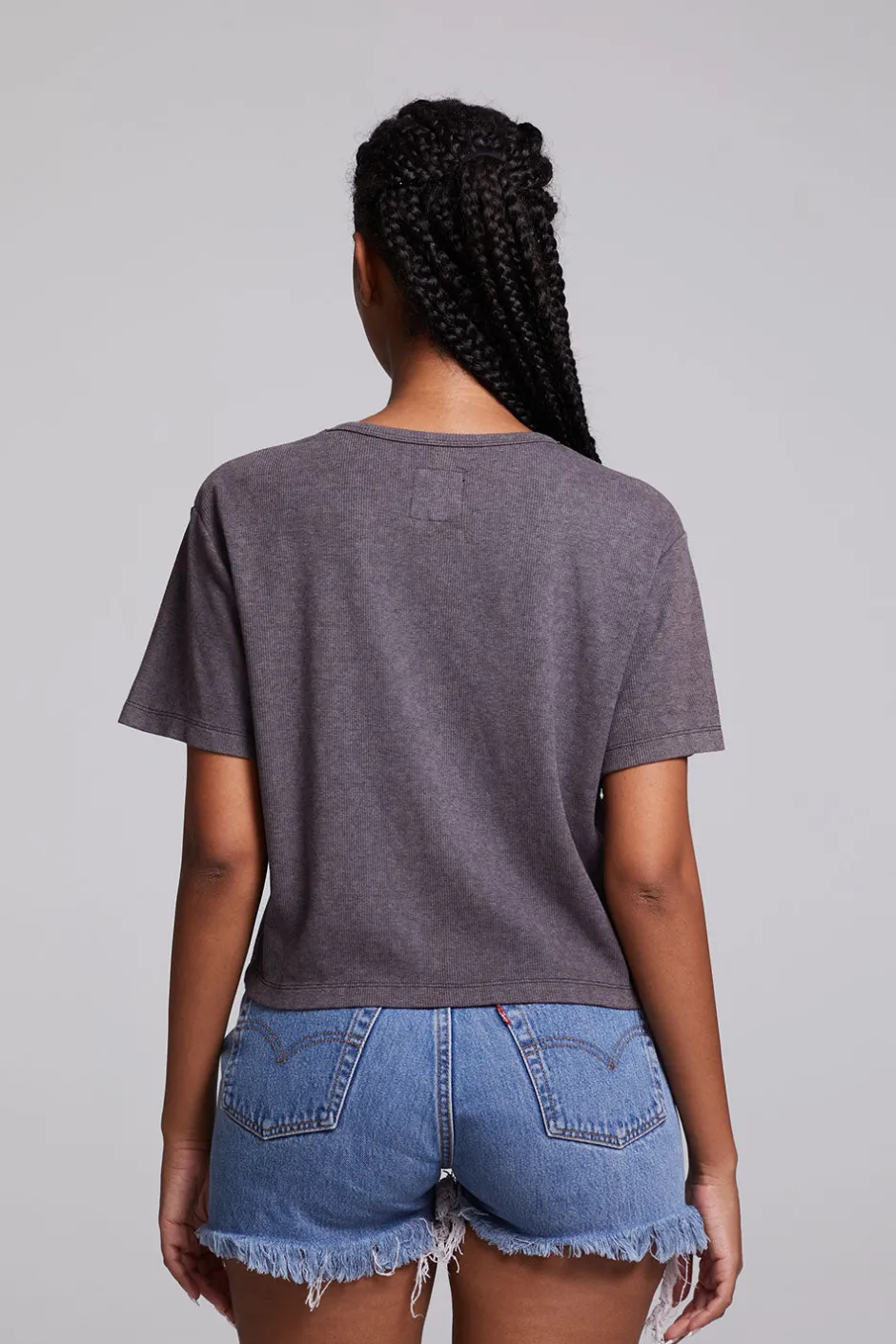 Women Chaser Brand Servino True Black Tee