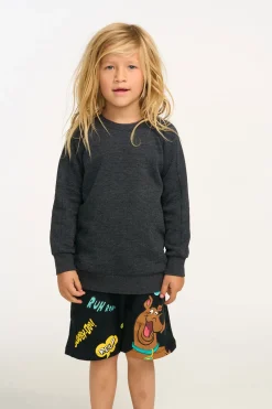 Kids/BOY Chaser Brand Shadow Black Long Sleeve Pullover