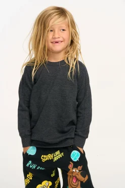 Kids/BOY Chaser Brand Shadow Black Long Sleeve Pullover