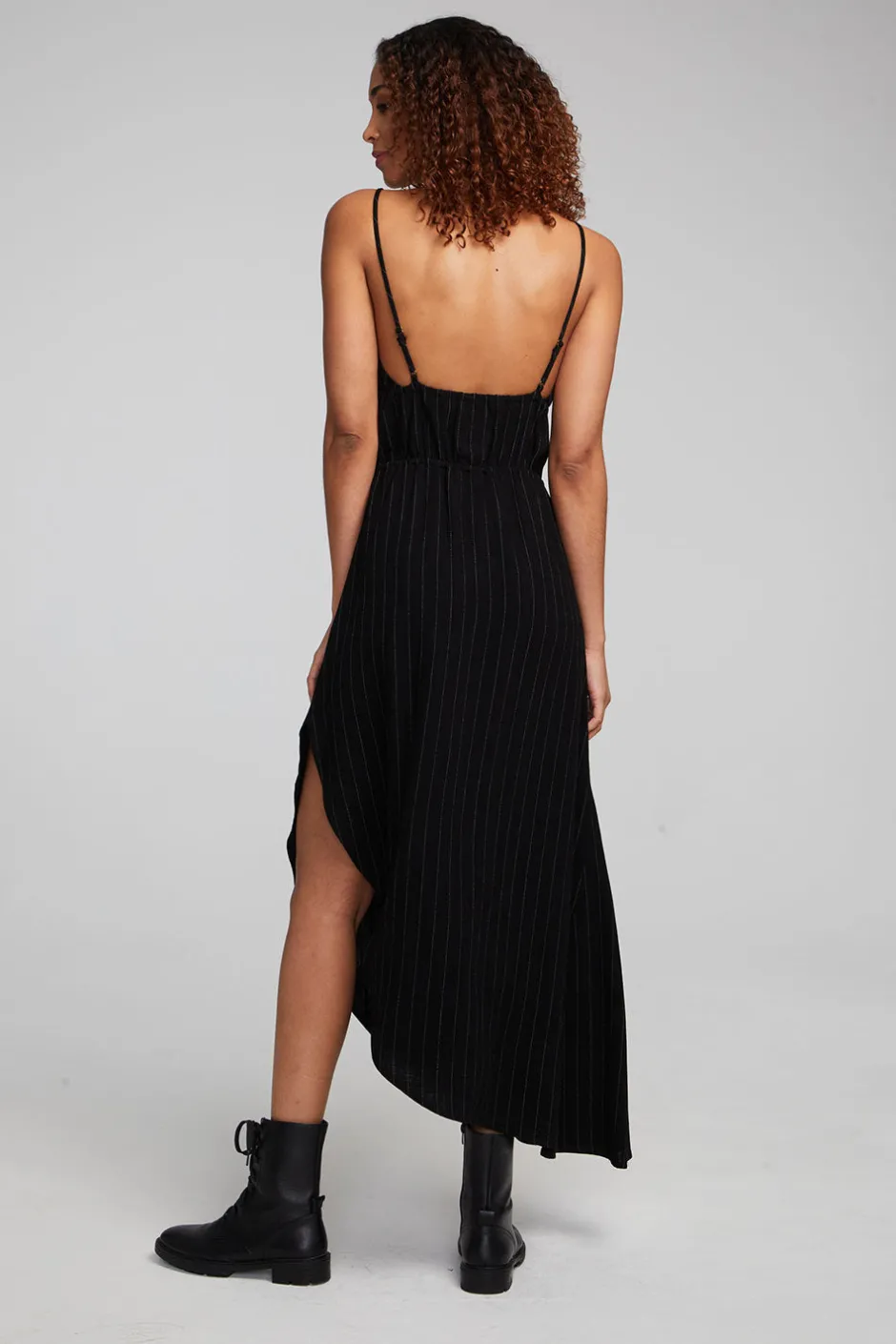 Women Chaser Brand Shirley Beverly Pinstripe Slip Dress