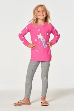 Kids Chaser Brand Shooting Star Leggings