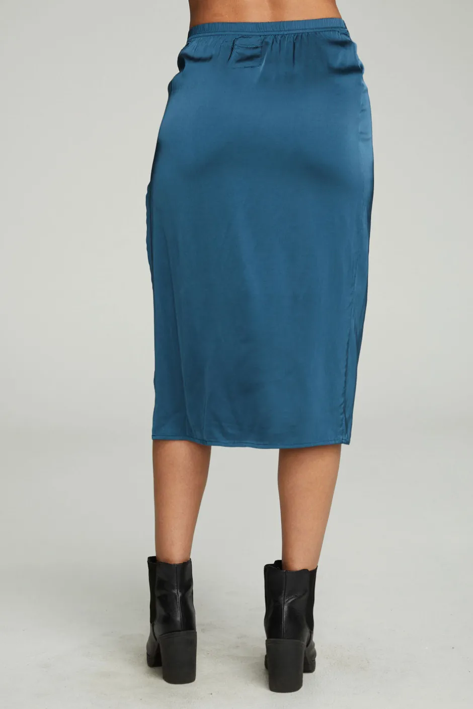 Women Chaser Brand Side Slit Midi Skirt