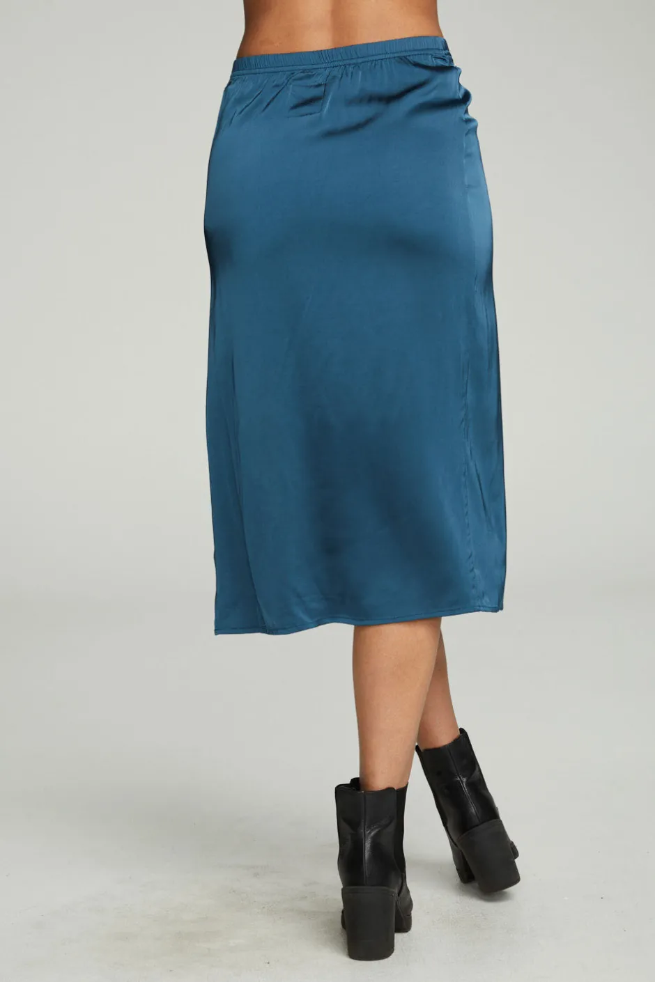 Women Chaser Brand Side Slit Midi Skirt