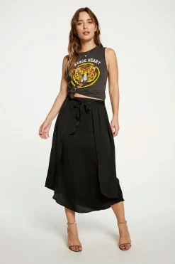Women Chaser Brand Silky Basics Museum Skirt