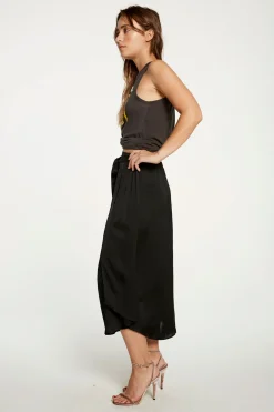 Women Chaser Brand Silky Basics Museum Skirt