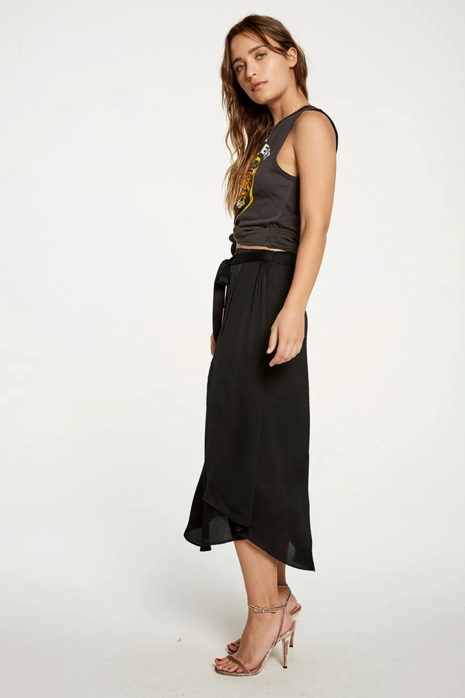 Women Chaser Brand Silky Basics Museum Skirt