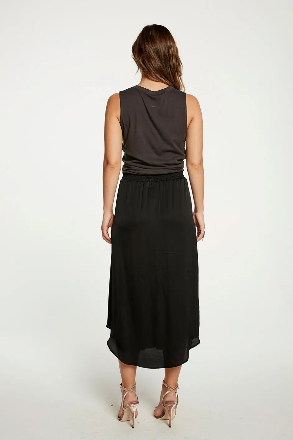 Women Chaser Brand Silky Basics Museum Skirt