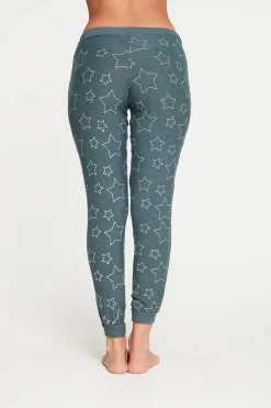 Women Chaser Brand Silver Stars Pant