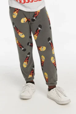 Kids/BOY Chaser Brand Skater Flame Boys Pants