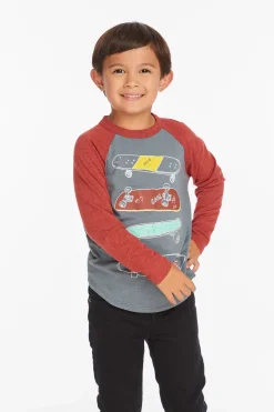 Kids/BOY Chaser Brand Skater Life Boys Baseball Tee
