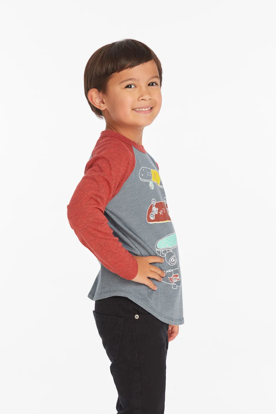 Kids/BOY Chaser Brand Skater Life Boys Baseball Tee