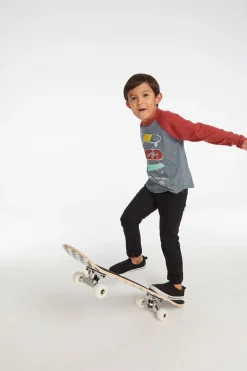 Kids/BOY Chaser Brand Skater Life Boys Baseball Tee
