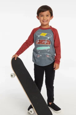 Kids/BOY Chaser Brand Skater Life Boys Baseball Tee