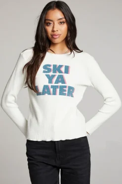 Women Chaser Brand Ski Ya Later Long Sleeve