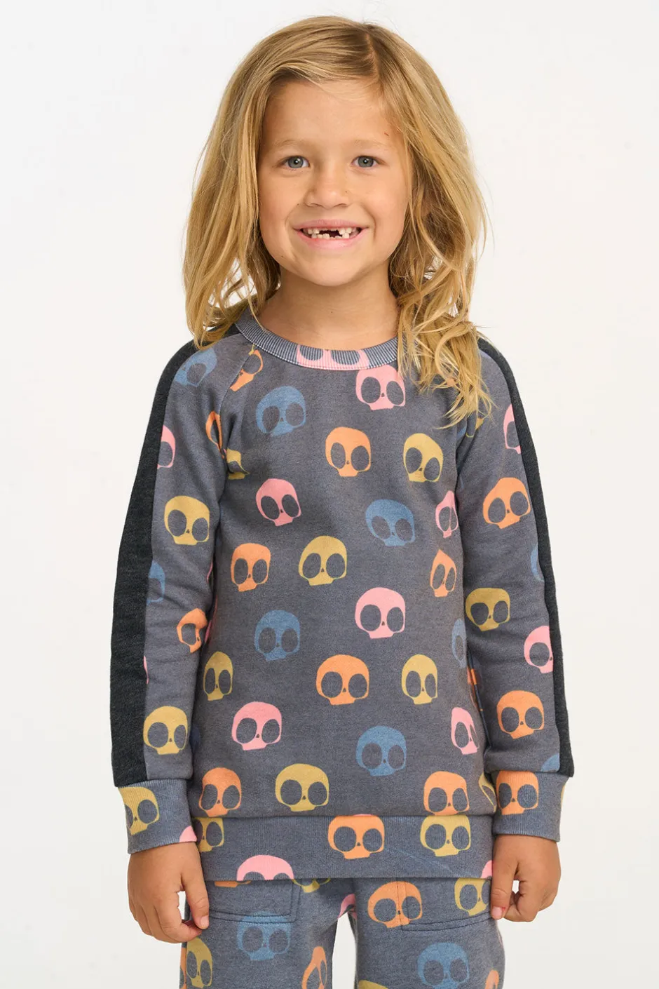 Kids/BOY Chaser Brand Skull Candy Vintage Fleece Pullover