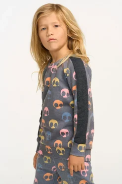 Kids/BOY Chaser Brand Skull Candy Vintage Fleece Pullover